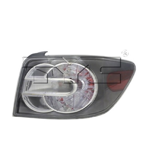 Right (Passenger) Rear Tail Light Assembly Replacement for 2007 - 2009 Mazda CX-7, Lens/Cover,  EG2151150H