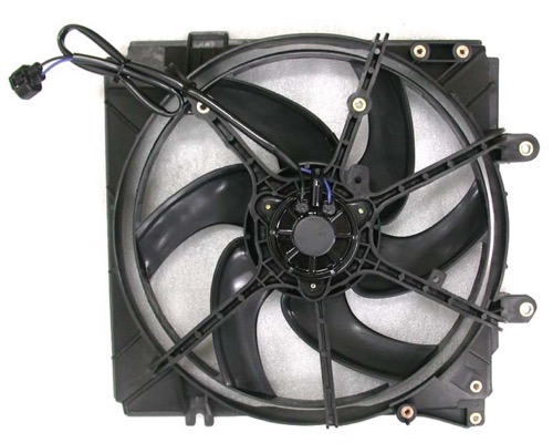 Radiator Cooling Fan Assembly for 1998 - 1999 Mazda 626 2.0L L4 Engine, Includes Motor/Blade/Shroud, Main Cooling Fan,  FSD715025B, Replacement