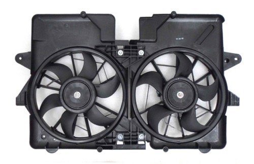 Radiator Cooling Fan Assembly for 2005-2007 Ford Escape, 3.0L V6 Engine, Dual Fan,  5L8Z8C607GD, Replacement