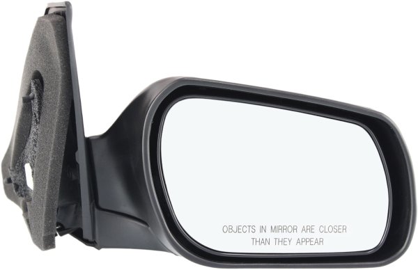 Power Mirror for Mazda 3 2004-2009, Right (Passenger) Side, Manual Folding, Non-Heated, Paintable, Replacement