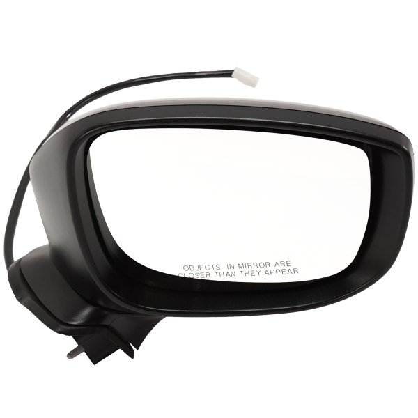 Power Mirror for Mazda CX-9 2016-2017, Right (Passenger), Manual Folding, Non-Heated, Paintable, with In-housing Signal Light, without Auto Dimming, Blind Spot Detection, and Memory, Replacement