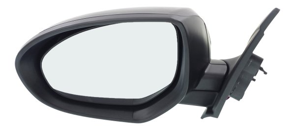 Power Mirror for Mazda 3 2010-2013, Left (Driver) Side, Manual Folding, Non-Heated, Paintable, Without Signal Light and Blind Spot Detection, Replacement