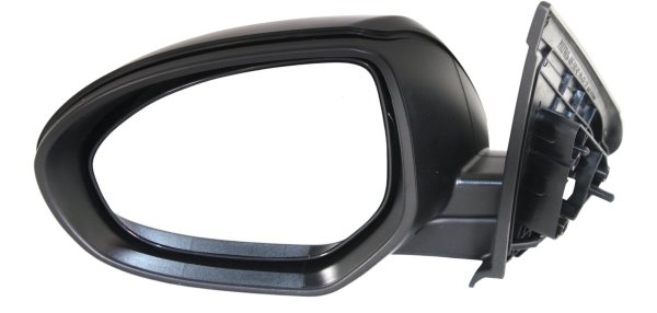 Power Mirror for Mazda 3 (2010-2013), Left (Driver) Side, Manual Folding, Heated, Paintable, without Signal Light, Replacement