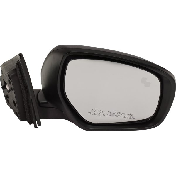 Power Mirror for 2013 Mazda CX-9, Right (Passenger), Manual Folding, Heated, Paintable, with Blind Spot Detection in Glass and In-housing Signal Light, without Auto Dimming and Memory, Replacement