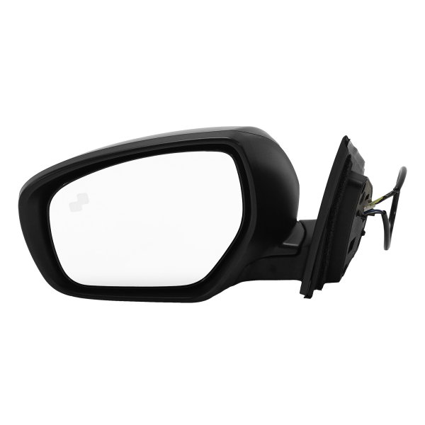 Power Mirror for Mazda CX-9 2013, Left (Driver), Manual Folding, Heated, Paintable, with Blind Spot Detection in Glass, In-housing Signal Light, Memory, without Auto Dimming, Replacement