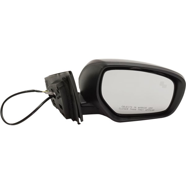 Power Mirror for Mazda CX-9 2014-2015, Right (Passenger) Side, Manual Folding, Heated, Paintable, with Blind Spot Detection in Glass, In-housing Signal Light, and Memory, Without Auto Dimming, Replacement