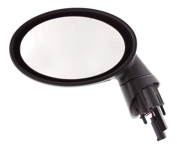Power Mirror for 2002-2008 Cooper, Left (Driver), Manual Folding, Heated, Paintable, Without Auto Dimming or Blind Spot Detection, With Memory and Signal Light, Convex Glass, Replacement