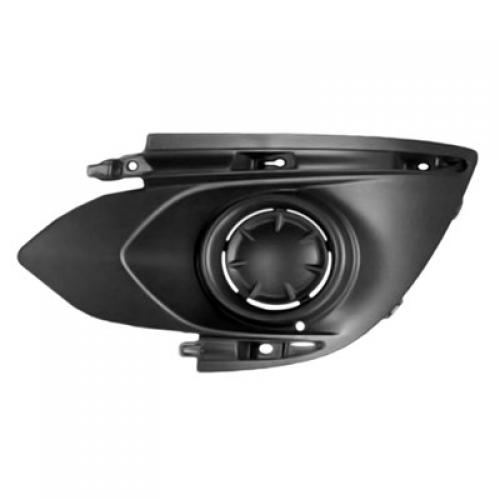 Fog Light Cover for Mitsubishi Mirage 2017-2020, Left (Driver) Side, Black, Replacement