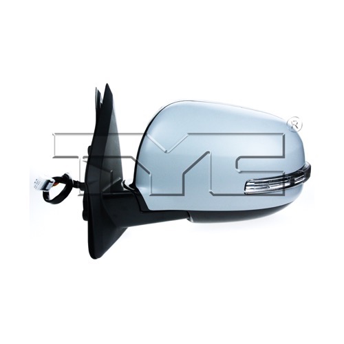 Right (Passenger) Side View Mirror Assembly for 2012 - 2013 Mitsubishi Outlander, Power; Heated; with Signal Light; with Cover; Paint To Match;  7632A824-PFM, Replacement