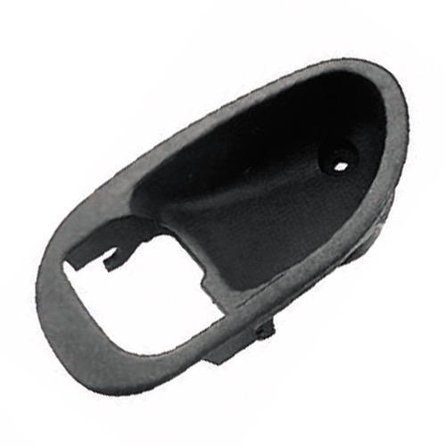 Front Left (Driver) Inside Door Handle Bezel for 1997 - 2002 Mitsubishi Mirage, Interior Trim, Black,  MR748080, Replacement