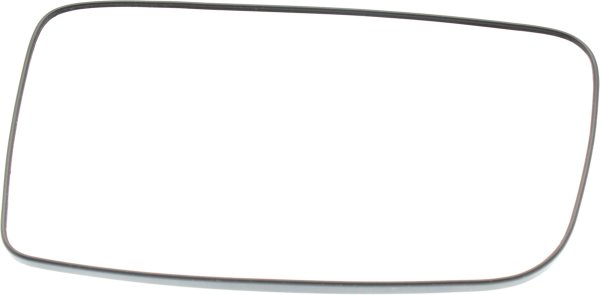 Mirror Glass for Mitsubishi Lancer 2002-2007, Left (Driver), Heated, with Backing Plate, Replacement