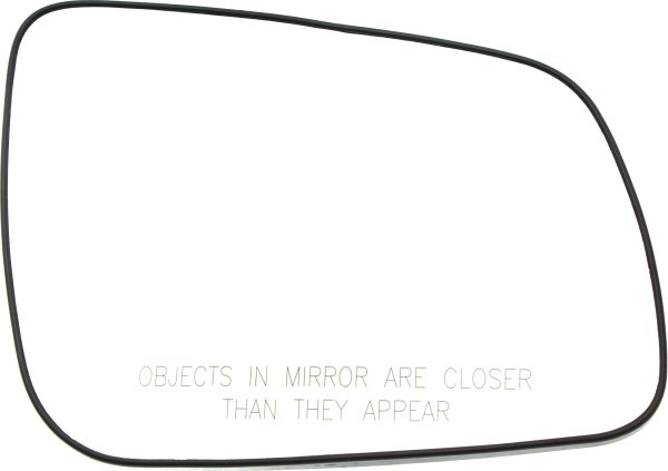 Heated Mirror Glass with Backing Plate for Mitsubishi Lancer 2008-2014, Right (Passenger) Side, Replacement