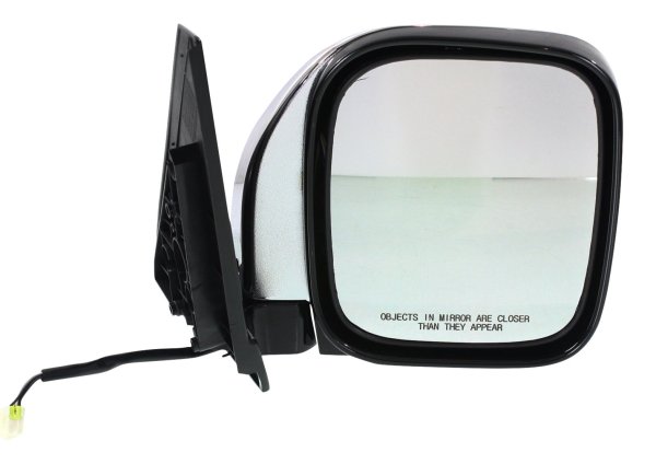 Power Mirror for 2001-2006 Montero Right (Passenger), Manual Folding, Heated, Chrome, Suitable for Limited/XLS Models, Replacement