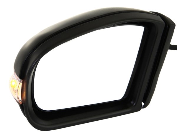 Power Mirror for Mercedes E-Class 2003-2006, Left (Driver), Manual Folding, Heated, Paintable, w/ In-housing Signal Light & Memory, w/o Auto Dimming & Blind Spot Detection, Sedan/Wagon, New Body Style, Replacement
