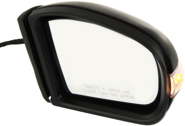 Power Mirror for 2003-2006 E-Class Mercedes-Benz Sedan/Wagon, Right (Passenger), Manual Folding, Heated, Paintable, with In-housing Signal Light, Memory, New Body Style, without Auto Dimming, BSD, Replacement