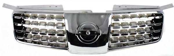 Grille for 2004-2006 Nissan Maxima with Chrome Shell and Insert, Replacement