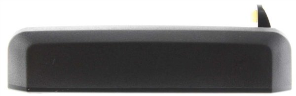 Front Exterior Door Handle for Nissan Pickup 1986-1997, Left (Driver), Textured Black, Plastic, Without Keyhole, Replacement