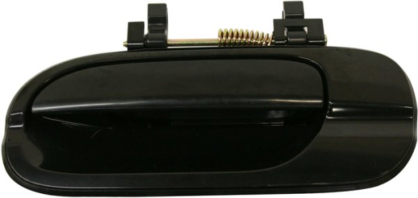 Rear Exterior Door Handle for Nissan Sentra 2000-2006, Left (Driver) Side, Smooth Black Plastic, Replacement