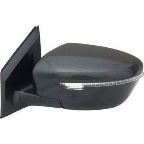 Left (Driver) Outside Side View Mirror Assembly for 2015 Nissan Murano w/o Around View Monitor; Up to Oct'15; w/Cover; Primed to Match;  963025AA0A-PFM, Replacement