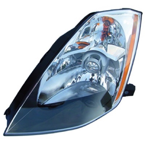 2003 - 2005 Nissan 350Z Front Headlight Assembly Replacement Housing / Lens / Cover - Left (Driver) Side