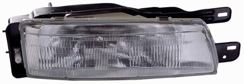 Front Headlight Assembly for 1990 - 1992 Nissan Stanza, Right (Passenger) Side, Composite, Replacement Housing/Lens/Cover,  B601065E00, Replacement