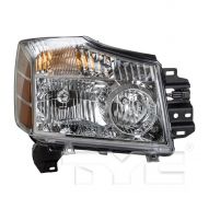 Right (Passenger) Headlight Assembly for 2007 Nissan Armada, Composite,  26010ZC30A, Replacement
