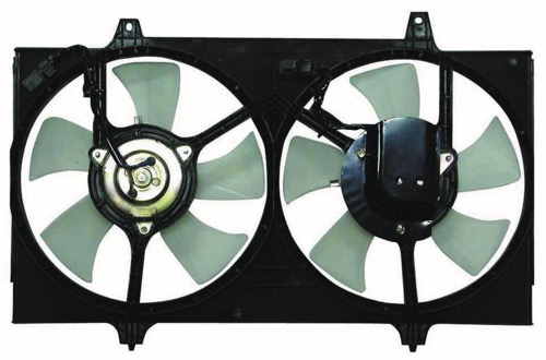 Radiator Cooling Fan Assembly for 1993-1997 Nissan Altima, Includes Motor, Fan, Blade,  214815B600, Replacement