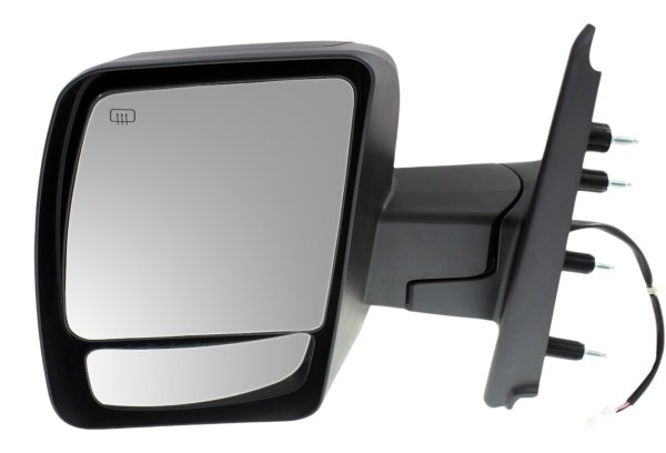 Power Mirror for NV Series Full Size Van 2012-2021, Left (Driver), Non-Towing, Manual Folding, Heated, Textured, Without Signal Light, for SL/SV Models, Replacement