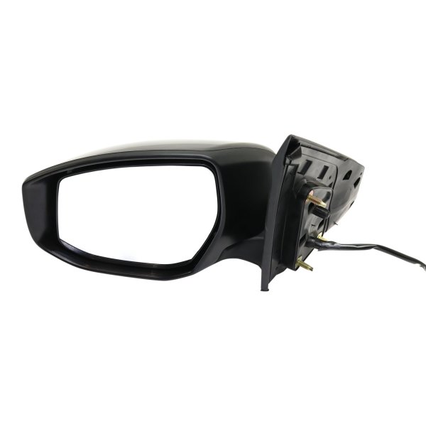 Power Mirror for Nissan Sentra 2013-2019, Left (Driver) Side, Manual Folding, Heated, Paintable, with Signal Light, Replacement