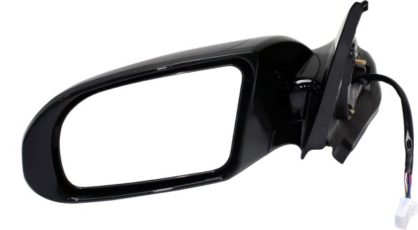Power Mirror for Nissan Maxima 2009-2014, Manual Folding, Left (Driver), Heated, Paintable with Memory and Signal Light, Replacement