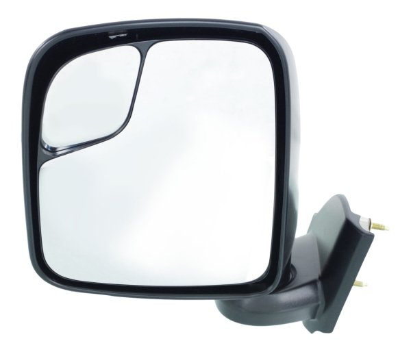 Manual Adjustment, Non-Heated, Non-Towing Mirror for Nissan NV200 (2013-2021) Left (Driver), Manual Folding, Textured, S Model, Replacement