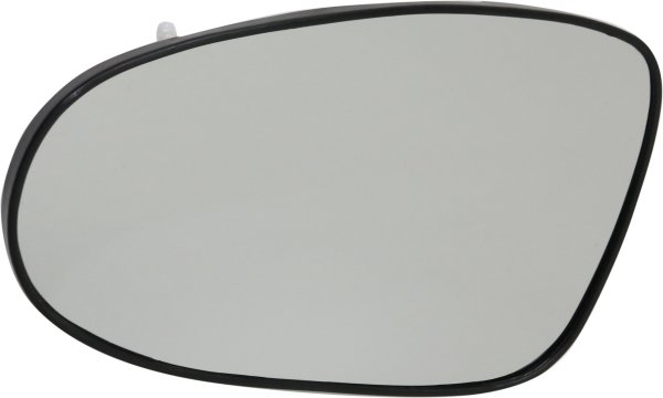 Mirror Glass for Nissan Altima 2002-2006, Left (Driver) Side, Heated, with Backing Plate, Replacement