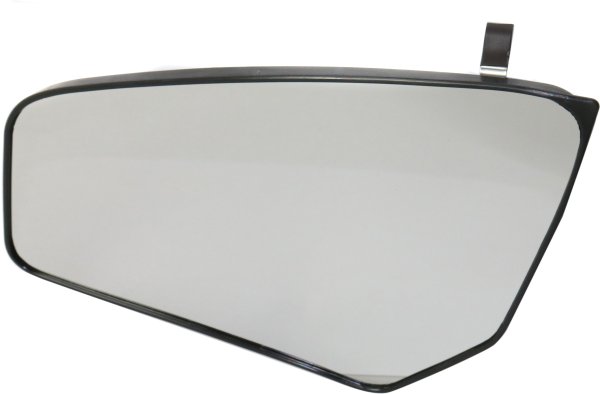 Mirror Glass for Nissan Sentra 2007-2012, Left (Driver), Non-Heated, with Backing Plate, Replacement