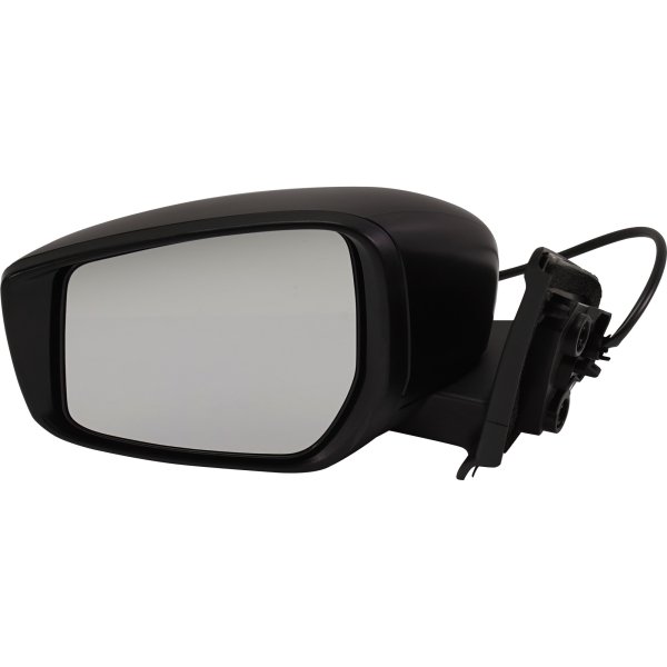 Power Mirror for Nissan Kicks 2018-2023, Left (Driver) Side, Manual Folding, Non-Heated, Textured Black, Without Blind Spot Detection and Signal Light, S Model, Replacement
