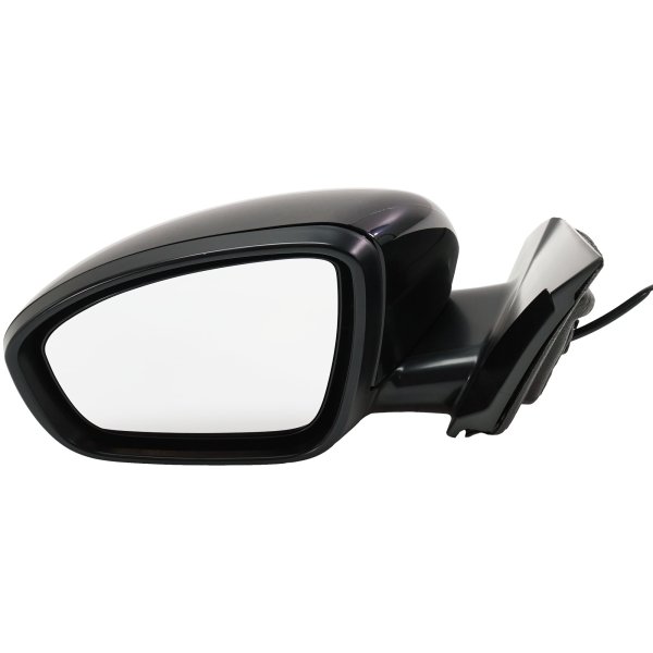 Power Mirror for Nissan Altima 2019-2023, Left (Driver), Manual Folding, Non-Heated, Paintable, without Auto Dimming, Blind Spot Detection, Memory and Signal Light, Replacement