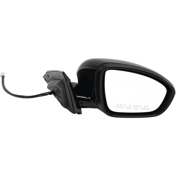 Power Mirror for Nissan Altima 2019-2023 Right (Passenger), Manual Folding, Heated, Paintable, SE/SL/SV Models, with Signal Light, without Auto Dimming, Blind Spot Detection and Memory, Replacement
