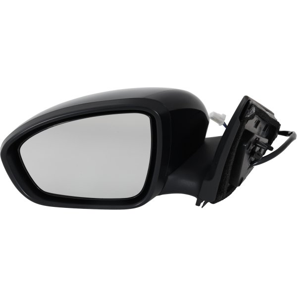 Power Mirror for Nissan Sentra 2020-2021, Left (Driver), Manual Folding, Non-Heated, Paintable, without Signal Light, Replacement