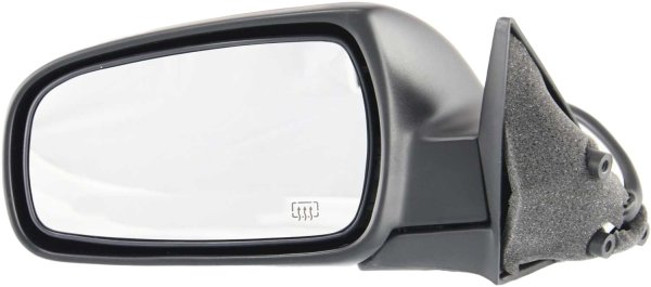 Power Mirror for Nissan Maxima 1996-1999, Left (Driver) Side, Manual Folding, Heated, Paintable, Replacement