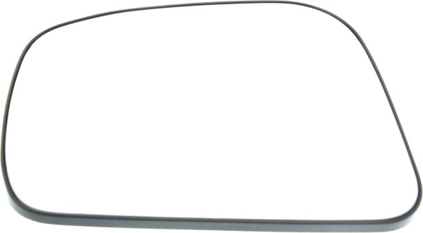 Mirror Glass for Nissan Versa 2007-2012 Left (Driver), Non-Heated, with Backing Plate, Suitable for Hatchback (2007-2012) or Sedan (2007-2011), Replacement