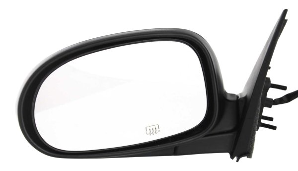 Power Mirror for Nissan Maxima 2000-2003, Left (Driver) Side, Manual Folding, Heated, Paintable, Replacement