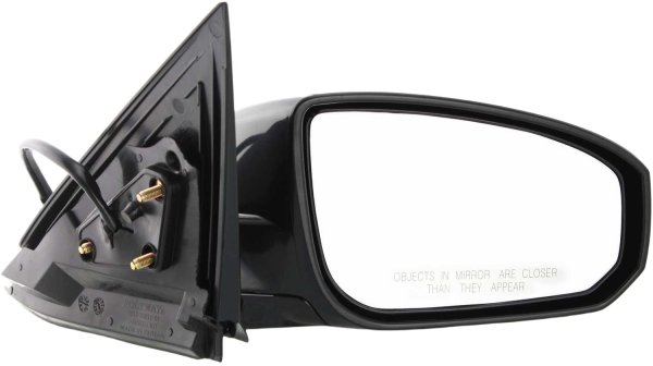Power Mirror for Nissan Maxima 2004-2005, Right (Passenger), Manual Folding, Heated, Paintable, w/o Memory, Replacement