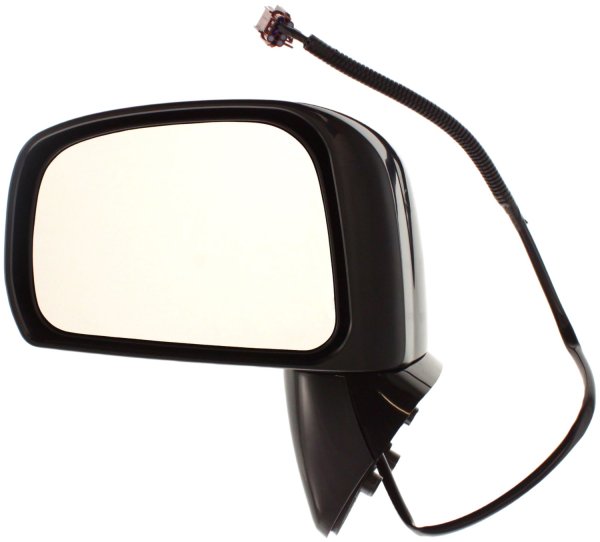 Power Mirror for Nissan Versa 2007-2012, Left (Driver), Manual Folding, Non-Heated, Paintable, Hatchback/(Sedan 2008-2011, S/SL Model), Replacement