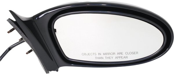 Power Mirror for Oldsmobile Alero 1999-2003 Right (Passenger), Manual Folding, Heated, Paintable, without Auto Dimming, Blind Spot Detection, Memory, and Signal Light, Replacement