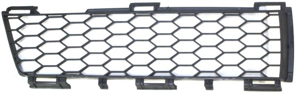Front Bumper Grille for Pontiac Vibe 2003-2004, Left (Driver), Textured Black, Replacement