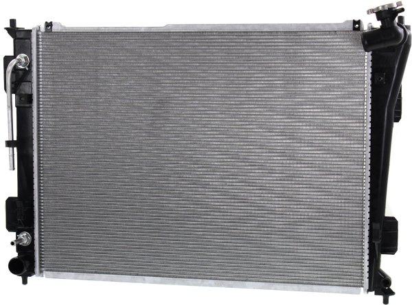 Radiator for Hyundai Sonata 2011-2014/Kia Optima 2011-2015, Auto Transmission, Aluminum Core, 4/6 Cylinder 2.4L/3.3L Engines, 1-Row Core, Replacement
