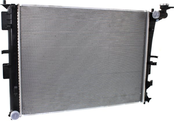 Aluminum Core Radiator for Hyundai Optima/Sonata 2011-2014, 1-Row Core, Designed for 4 Cylinder 2.4L Engine, Suitable for Hybrid Models, Replacement