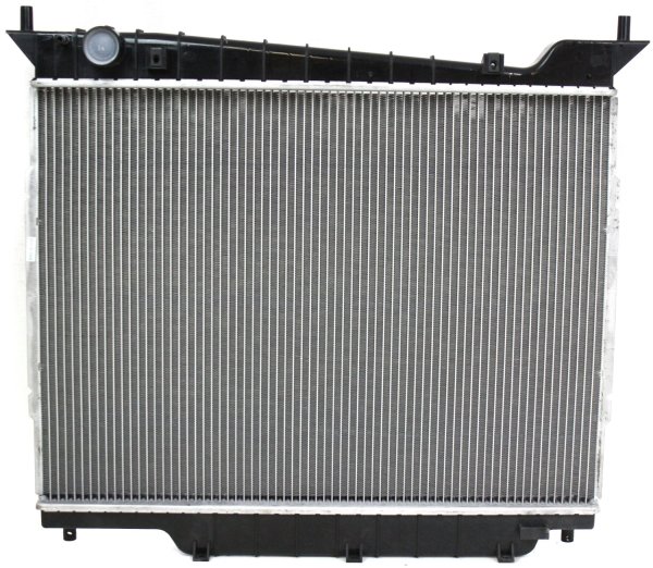 Aluminum Core Radiator for 2003-2004 Ford Expedition/Lincoln Navigator, 8 Cylinder, 4.6L/5.4L Engines, 1-Row Core, Downflow Type, Up to 11-2003, Replacement
