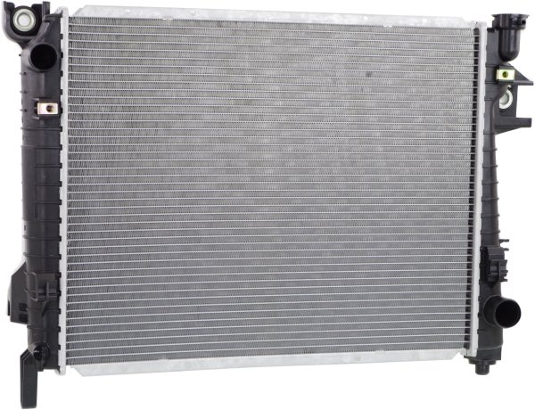 Aluminum Core Radiator for Dodge Full Size Pickup 2004-2009, 2-Row Core, 8 Cylinder, 5.7L, Replacement