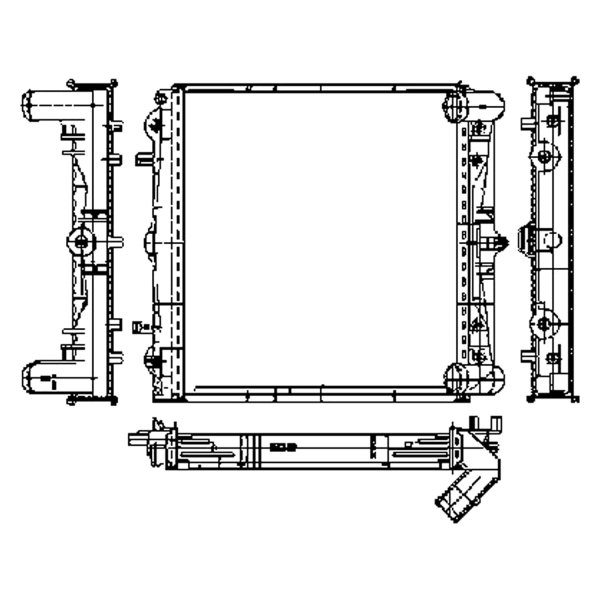 1997 - 2004 Porsche 911 Radiator