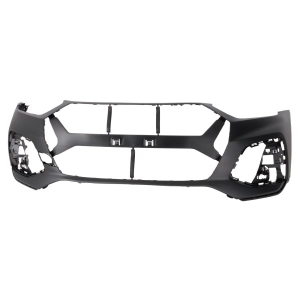 Front Bumper Cover for Audi Q5/SQ5/Q5/SQ5 Sportback 2021-2023, Primed (Ready to Paint), w/o Parallel Park Assist Sensor Hole, w/o Headlight Washer Hole, Replacement